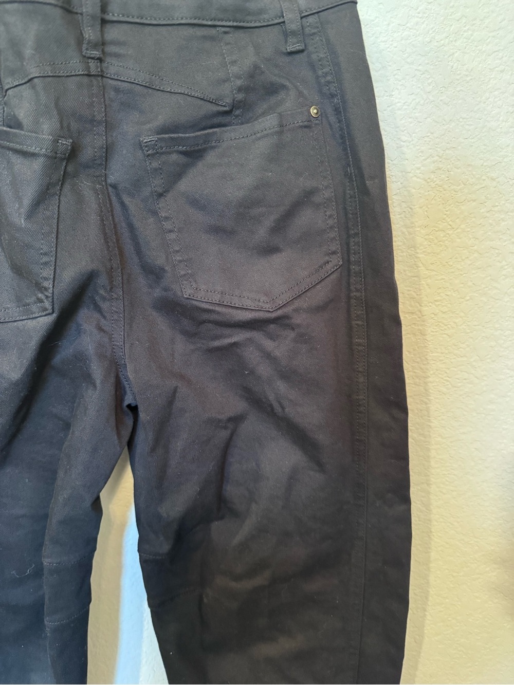John Mark Black Cropped Wide Leg Pants Size 4 Petite NWT - Picture 8 of 13